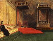 Leon Bonnat Interior of the Sistine Chapel Germany oil painting artist